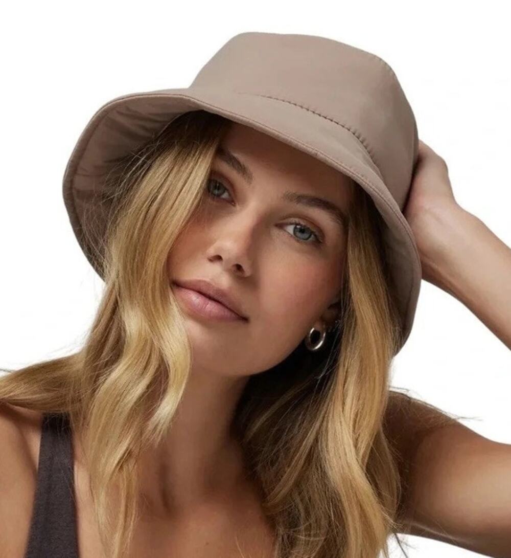 NWT Vuori Canyons Insulated Bucket Hat Unisex XS/S Tan Outdoor Hiking Travel